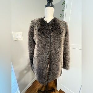 BB Dakota Charcoal Teddy Jacket